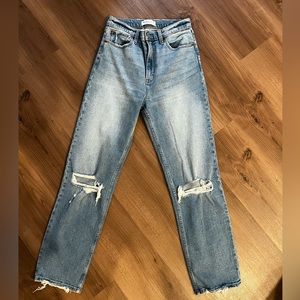 Abercrombie and Fitch - Ankle straight ultra high rise 28 Long